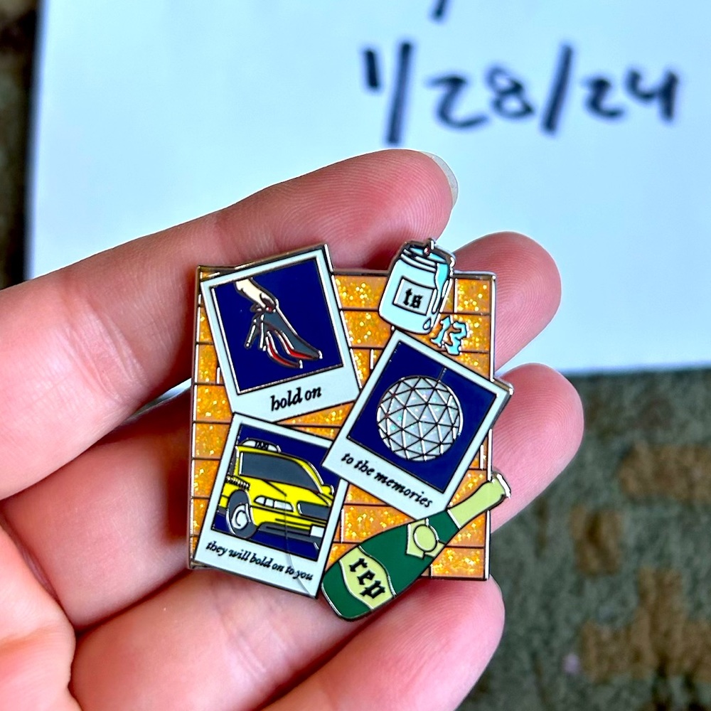 Taylor Swift Reputation New Years Day Fanmade Pin